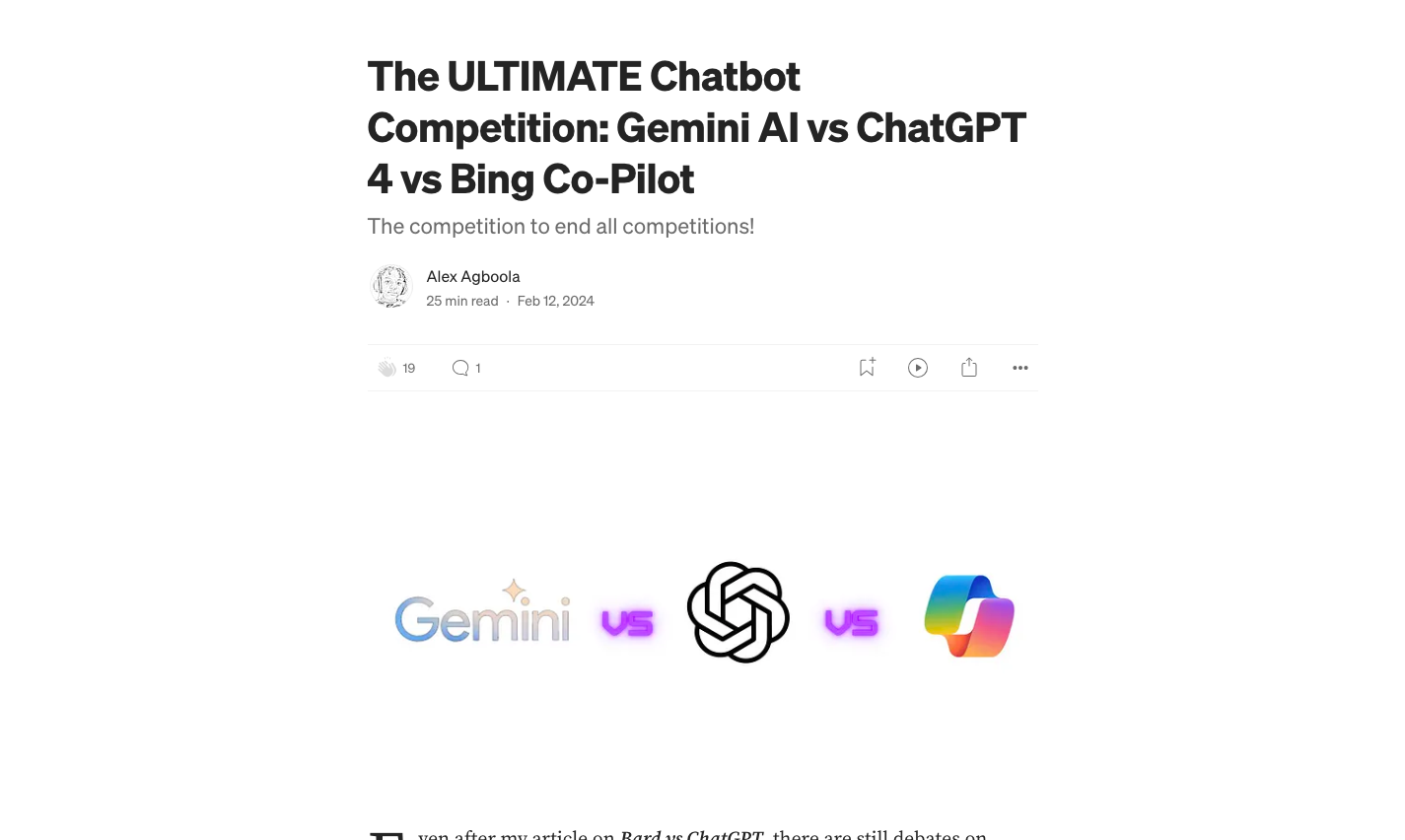 The ULTIMATE Chatbot Competition: Gemini AI vs ChatGPT 4 vs Bing Co-Pilot
